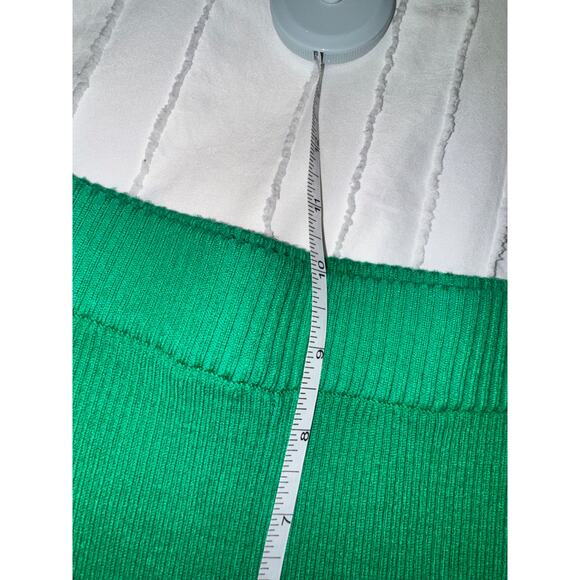 House of Harlow High Rise Flare Pants Green Women's Small Y2K Retro Shamrock - Picture 8 of 13